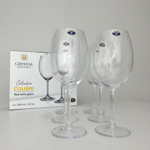 Imagem de Jogo 06 Taças de Cristal Vinho Tinto 580ml Bohemia Gastro