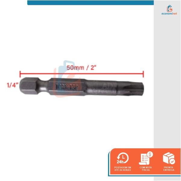 Imagem de Jogo 10 Bits Ponta Torx 30 Para Parafusadeira 50mm