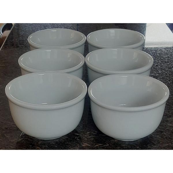 Imagem de Jogo 10 Cumbucas 200ml Bowls Tigelas Kit Porcelana branca(2)