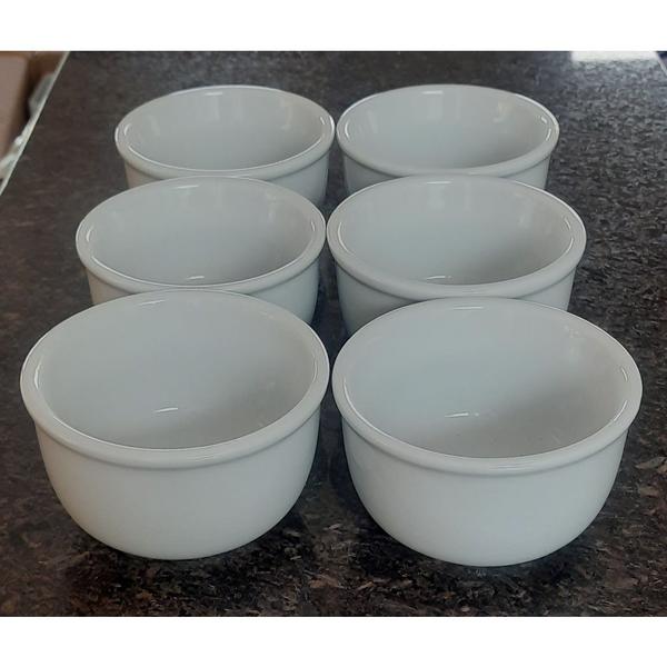 Imagem de Jogo 10 Cumbucas 200ml Bowls Tigelas Kit Porcelana branca(2)