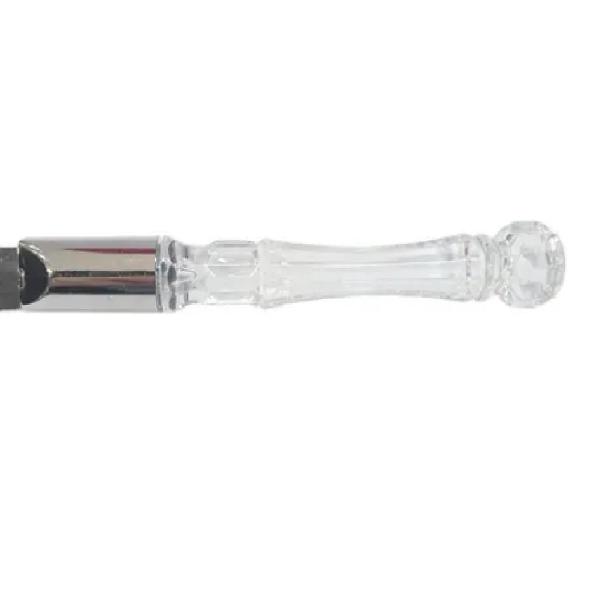 Imagem de Jogo 12 Colher Inox Cromado Talher Com Cabo Transparente