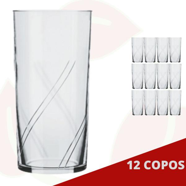 Jogo 12 Copo Brisa Transparente Nadir 300ML Suco Água Drink - NADIR FIGUEREIDO Imagem de Jogo 12 Copo Brisa Transparente Nadir 300ML Suco Água Drink