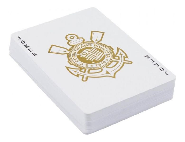 Jogo 2 Baralhos Plástico Corinthians Oficial - Mileno Imagem de Jogo 2 Baralhos Plástico Corinthians Oficial