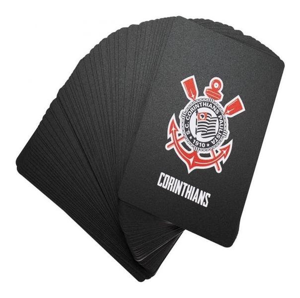 Jogo 2 Baralhos Plástico Corinthians Oficial - Mileno Imagem de Jogo 2 Baralhos Plástico Corinthians Oficial