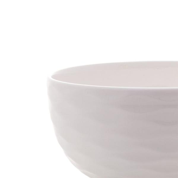 Imagem de Jogo 2 Bowl de Porcelana Tigela Cumbuca Cor Branco New Bone Lagos Lyor 11,5cm