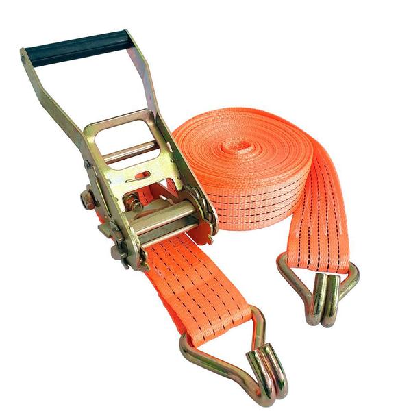 Jogo 2 Cintas de Amarração Catraca 10m x 50mm 3 Ton - CHARBS Imagem de Jogo 2 Cintas de Amarração Catraca 10m x 50mm 3 Ton - CHARBS