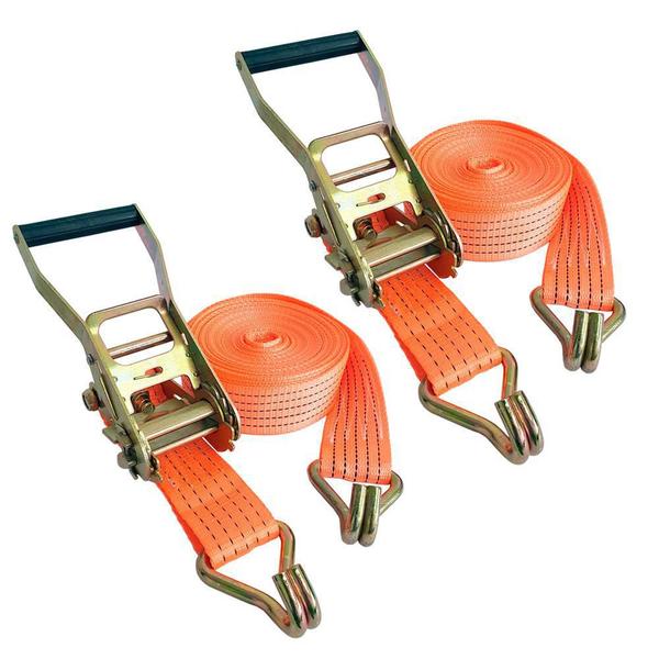 Jogo 2 Cintas De Amarração Catraca 10M X 50Mm 3 Ton Charbs Imagem de Jogo 2 Cintas De Amarração Catraca 10M X 50Mm 3 Ton Charbs