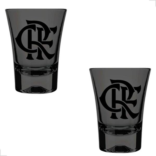 Imagem de Jogo 2 Copos Shot Tequila Flamengo 60ml Licenciado