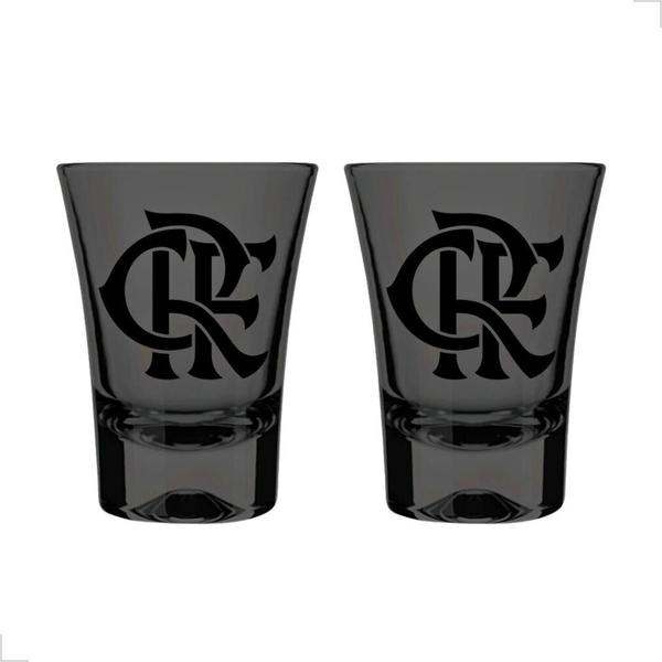 Imagem de Jogo 2 Copos Shot Tequila Flamengo 60ml Licenciado