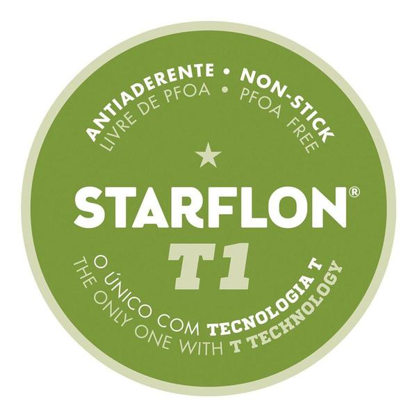 Jogo 2 Frigideiras Antiaderente Starflon T1 Versalhes Tramontina Vermelho Imagem de Jogo 2 Frigideiras Antiaderente Starflon T1 Versalhes Tramontina Vermelho