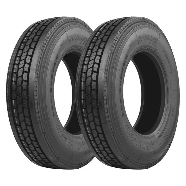 Imagem de Jogo 2 Pneus Speedmax Aro 22.5 SD755 295/80R22.5 152/148M 18 Lonas