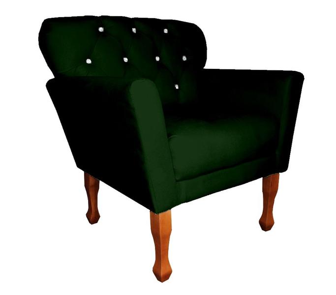 Imagem de Jogo 2 Poltronas Capitone Estofada Manu Luxo Para Recepção - Suede - Sv Decor