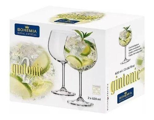 Imagem de Jogo 2 Taças Cristal Gin Tonica 620 Ml Bohemia Original C/nf