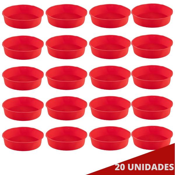 Imagem de Jogo 20 Assadeiras 24cm Antiaderente Sortida Silicone Torta