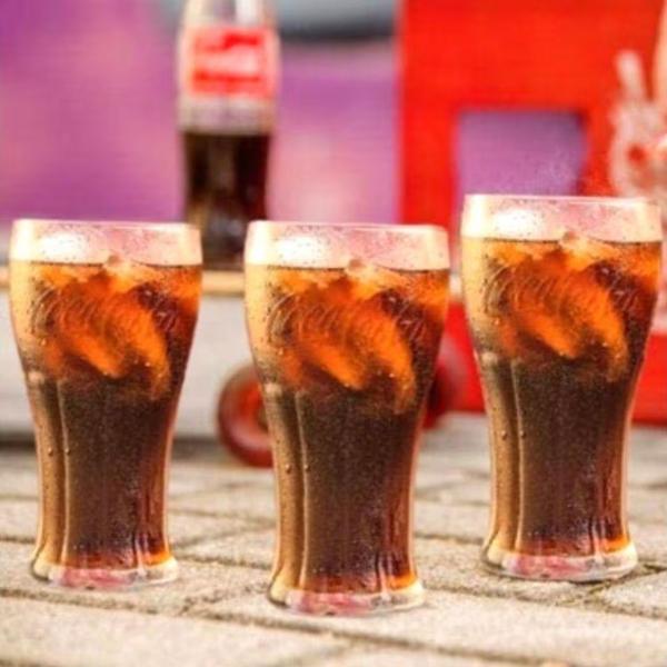 Imagem de Jogo 3 Copos Coca-Cola Vidro Transparente Contour 470ml - Nadir