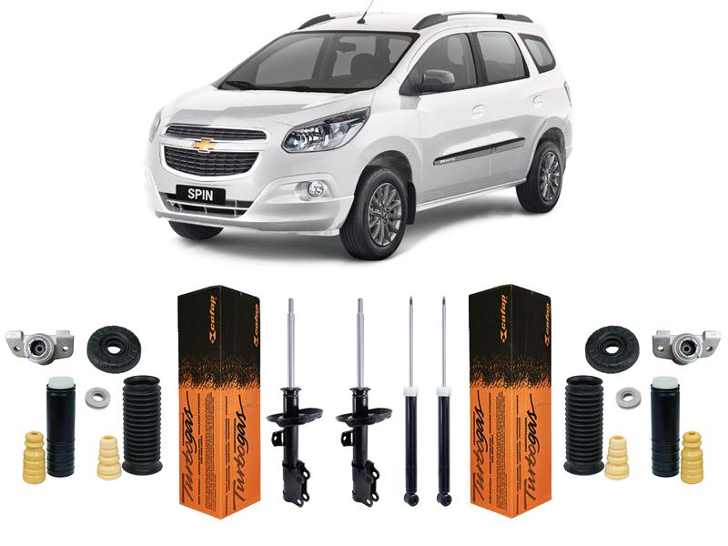 Imagem de Jogo 4 Amortecedor com Kit Coxim Chevrolet Spin 2013 a 2020