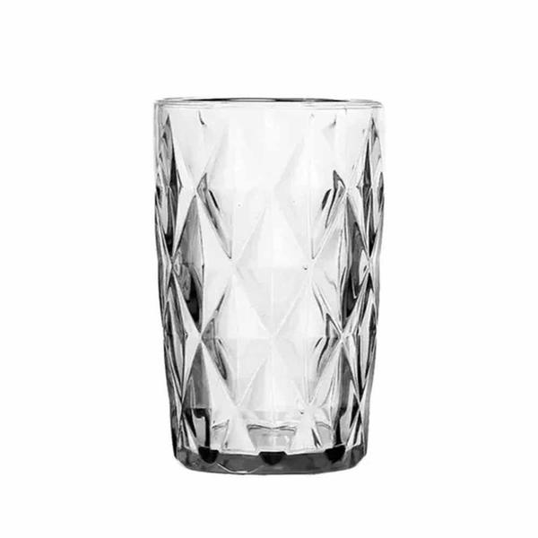 Imagem de Jogo 4 Copos para Água Diamante Transparente Class 350ml