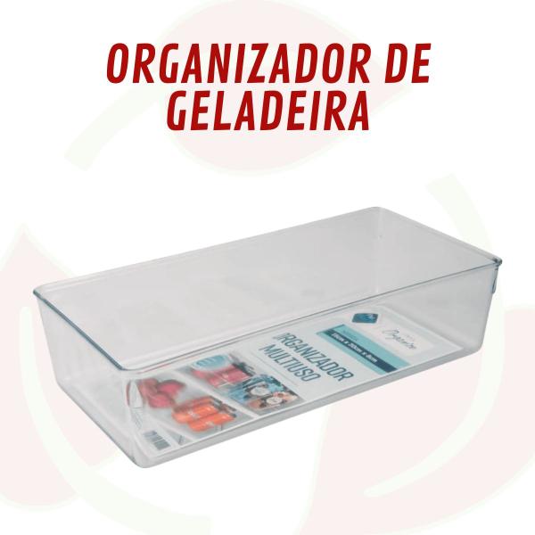 Imagem de Jogo 4 Organizadores Modular Transparentes Guardar Alimentos