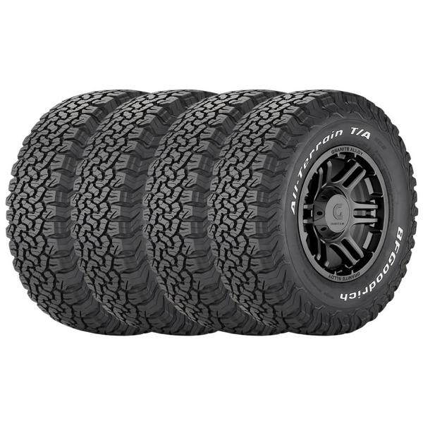 Imagem de Jogo 4 pneus bfgoodrich aro 18 all terrain t/a ko2 285/65r18