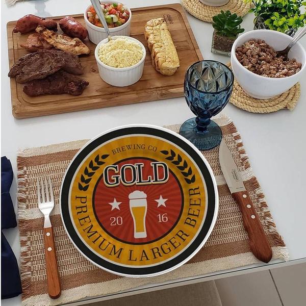 Jogo 4 Pratos Sobremesa Cerâmica Cerveja Beer Alleanza 2ª Linha Imagem de Jogo 4 Pratos Sobremesa Cerâmica Cerveja Beer Alleanza 2ª Linha