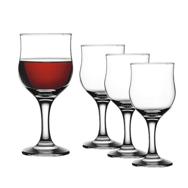 Imagem de Jogo 4 Taças para Vinho Água Cerveja Degustação Transparente Iris 315ml Class Home