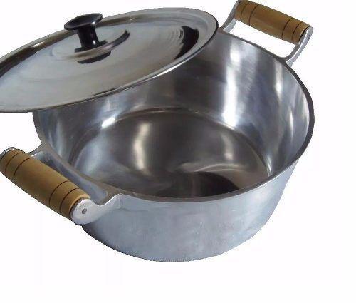 Jogo 5 Caçarola Alumínio Batido Polido Fundido Panela Minas - Cozinha Mineira Imagem de Jogo 5 Caçarola Alumínio Batido Polido Fundido Panela Minas