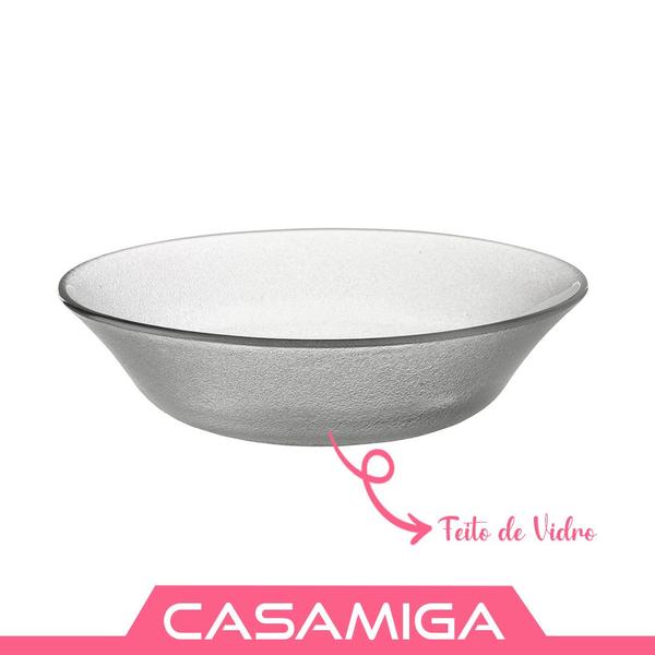 Imagem de Jogo 6 Bowls Vidro Transparente Acquamarine 15cm