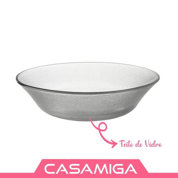 Imagem de Jogo 6 Bowls Vidro Transparente Acquamarine 15Cm