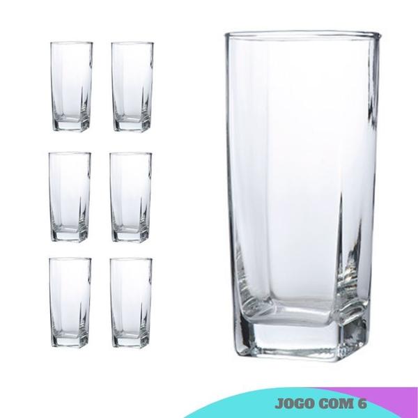 Imagem de Jogo 6 Copos 320 ml Bali Transparente Cozinha Bebida