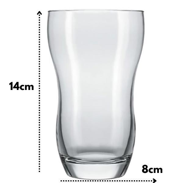 Jogo 6 Copos De Vidro Drink Samba 410ml Reforçado Nadir Imagem de Jogo 6 Copos De Vidro Drink Samba 410ml Reforçado Nadir