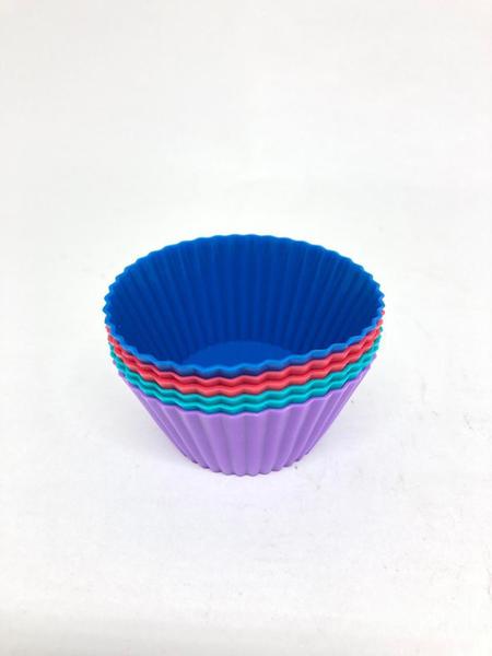 Imagem de Jogo 6 Forma de Silicone para Cupcake e Muffins Kehome