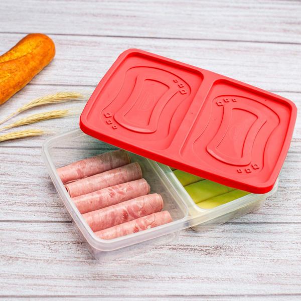 Jogo 6 potes mantimentos com tampa presunto queijo vasilha porta frios marmita frutas comida fitness - Plasútil Imagem de Jogo 6 potes mantimentos com tampa presunto queijo vasilha porta frios marmita frutas comida fitness
