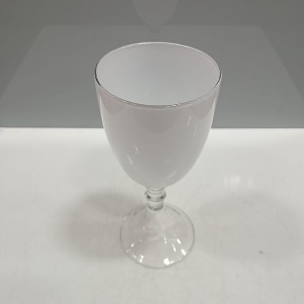 Imagem de JOGO 6 TAÇAS ÁGUA VINHO PÉ TRANSPARENTE VIDRO 480ml 20x9x9cm BRANCO