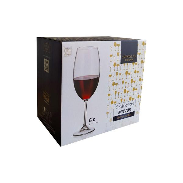 Imagem de Jogo 6 Taças Cristal Vinho Tinto 510 Ml Linha Milvus Bohemia