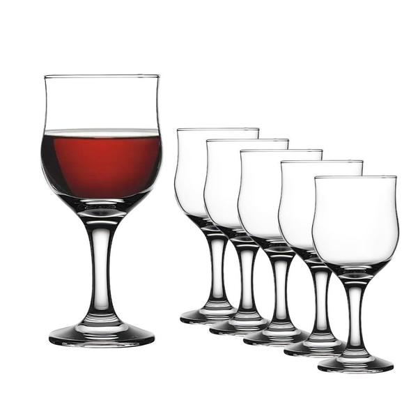 Imagem de Jogo 6 Taças para Vinho Água Cerveja Degustação Transparente Iris 315ml Class Home