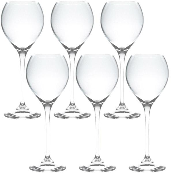 Imagem de Jogo 6 Taças Vinho Branco Cristal Transparente Cecília 240Ml