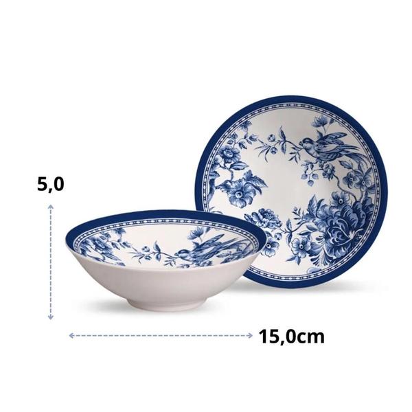 Imagem de Jogo 6 Tigelas Bowl Decorado  Chinese Garden 300ml Alleanza 1ª LINHA