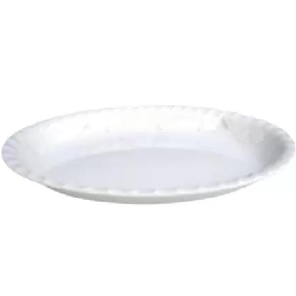 Jogo 6 Travessa Oval em Melamina Prato Bandeja Branca 24,5cm - Fx Imagem de Jogo 6 Travessa Oval em Melamina Prato Bandeja Branca 24,5cm