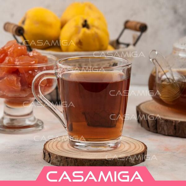 Imagem de Jogo 6 Xícaras Café Vidro Casual 70ml Class Home