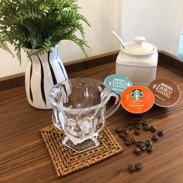 Imagem de Jogo 6 Xícaras de Café Cappuccino em Cristal Arcade Lyor 142ml