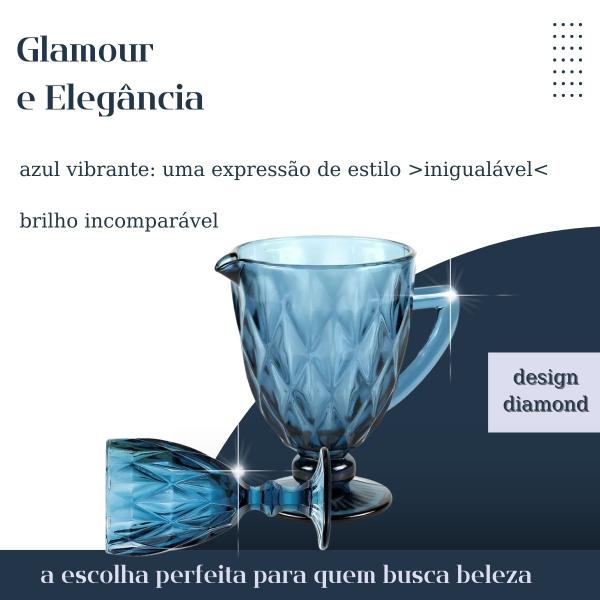 Jogo 7pçs Jarra De Suco Com 6 Taças Para Água Vinho Em Vidro - FRATELLI Imagem de Jogo 7pçs Jarra De Suco Com 6 Taças Para Água Vinho Em Vidro