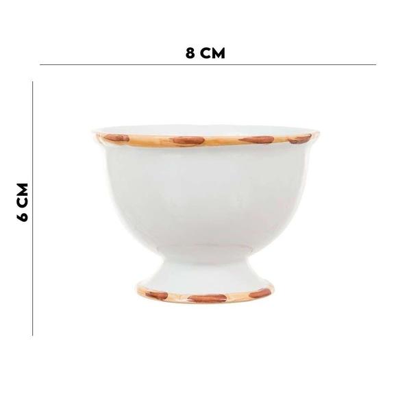 Imagem de Jogo 8 Mini Bowls Bambu com Pé Tigela 8cm Scalla 1ª Linha