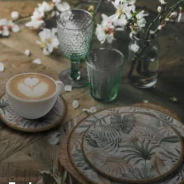 Imagem de Jogo 8 pratos raso e 8 de sobremesa linha eudora em cerâmica alleanza