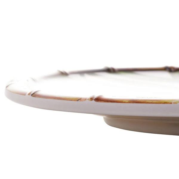 Jogo 8 Pratos Sobremesa Melamina Plástico Pássaros 22cm - Bon Gourmet Imagem de Jogo 8 Pratos Sobremesa Melamina Plástico Pássaros 22cm