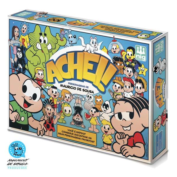 Jogo Achei ! Turma da Mônica Nig 0758 Imagem de Jogo Achei ! Turma da Mônica Nig 0758