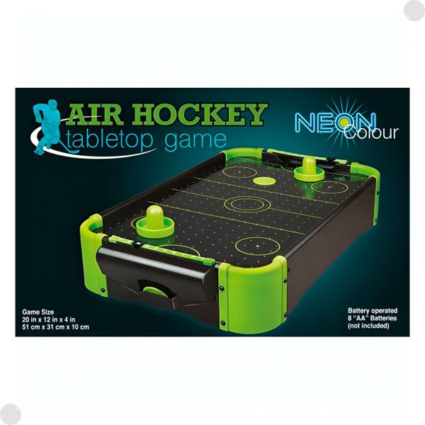 Imagem de Jogo Air Hockey De Mesa Game Verde Neon F01085 - Fun