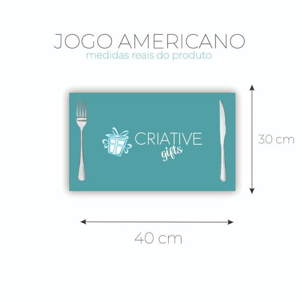 Jogo Americano 4 Un Retangular Neoprene Suits - Criative Gifts Imagem de Jogo Americano 4 Un Retangular Neoprene Suits