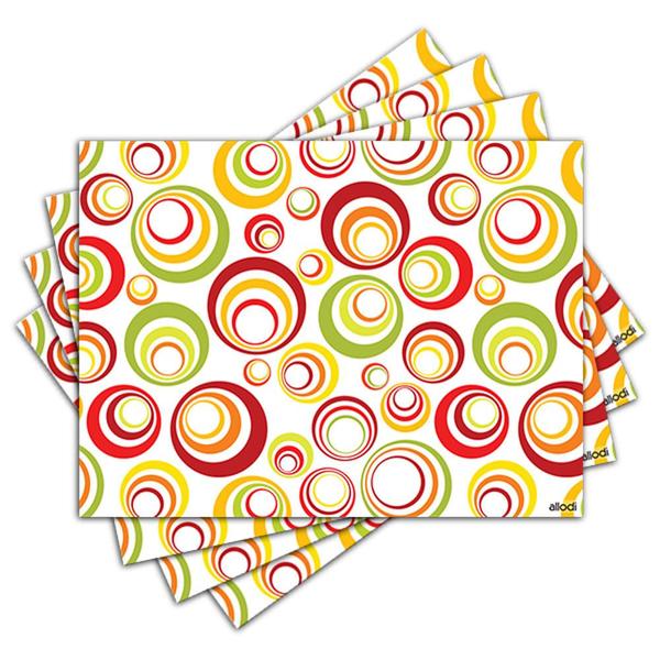 Jogo Americano - Abstrato com 4 peças - 193Jo - Allodi Imagem de Jogo Americano - Abstrato com 4 peças - 193Jo