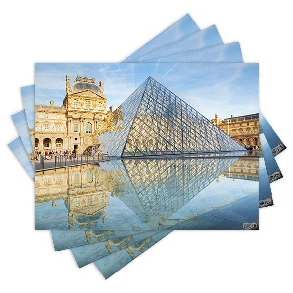 Imagem de Jogo Americano com 4 peças - Museu do Louvre - Paris - França - Viagem - 1223Jo