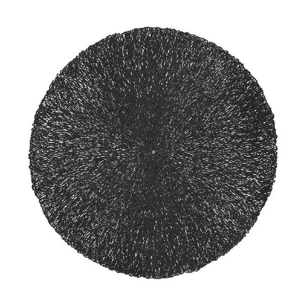 Jogo Americano de Plástico Columbus Preto 38 cm Lyor Imagem de Jogo Americano de Plástico Columbus Preto 38 cm Lyor